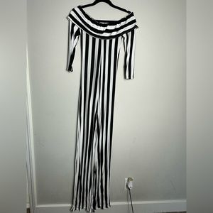 On or off shoulder Jersey jumpsuit